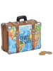 G. Wurm Skarbonka "Suitcase" w kolorze jasnobrązowym - 14 x 13 x 6 cm