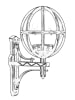FLORIANE GARDEN Lampa zewnętrzna w kolorze czarnym - 40 x 62 x 30 cm
