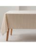 GAMUSI Tischdecke "Rayas" in Creme