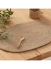 GAMUSI 2-delige set: placemats "Calira" lichtbruin