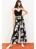 Bianco Lucci Broek zwart/wit