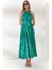 Olalook Kleid in Grün/ Blau
