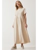 Happiness Istanbul Kleid in Creme