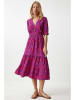 Happiness Istanbul Kleid in Rot/ Blau