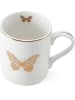 Mikasa Kubki (2 szt.) "Butterfly" w kolorze złoto-białym - 280 ml