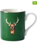 Mikasa Kubki (2 szt.) "Stag" w kolorze zielono-jasnobrązowym - 280 ml