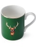 Mikasa Kubki (2 szt.) "Stag" w kolorze zielono-jasnobrązowym - 280 ml