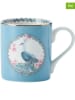 Mikasa 2er-Set: Tassen "Peacock" in Hellblau/ Rosa - 280 ml