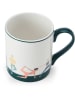 Mikasa 2-delige set: koppen "Yoga" wit/groen - 280 ml
