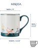 Mikasa 2-delige set: koppen "Yoga" wit/groen - 280 ml