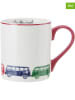 Mikasa 2er-Set: Tassen "Van" in Weiß/ Rot/ Bunt - 280 ml
