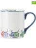 Mikasa 2er-Set: Tassen "Bikes" in Weiß/ Blau/ Bunt - 280 ml