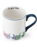 Mikasa 2er-Set: Tassen "Bikes" in Weiß/ Blau/ Bunt - 280 ml