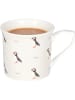 Mikasa 2-delige set: koffiekoppen "Puffin" wit/zwart - 300 ml
