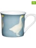 Mikasa 2-delige set: koffiekoppen "Blue Rose" blauw/wit - 300 ml