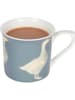 Mikasa 2-delige set: koffiekoppen "Blue Rose" blauw/wit - 300 ml