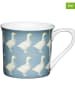 Mikasa 2er-Set: Kaffeetassen "Geese" in Blau/ Weiß - 300 ml