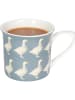 Mikasa 2er-Set: Kaffeetassen "Geese" in Blau/ Weiß - 300 ml