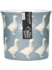 Mikasa 2-delige set: koffiekoppen "Geese" blauw/wit - 300 ml