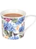 Mikasa 2er-Set: Kaffeetassen "Country Floral" in Blau/ Gelb - 300 ml