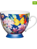 Mikasa 2er-Set: Kaffeetassen "Blue Butterfly" in Blau/ Rosa/ Gelb - 400 ml