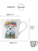 Mikasa Kubek "Puppy" w kolorze białym ze wzorem - 380 ml