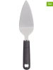 MasterClass Łopatki (2 szt.) w kolorze srebrno-czarnym do tortów - dł. 26 cm