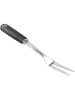 MasterClass Tranchiergabel in Silber/ Schwarz - (L)32 cm