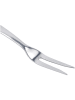 MasterClass Tranchiergabel in Silber/ Schwarz - (L)32 cm