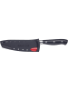 MasterClass Nóż santoku w kolorze czarnym - dł.12 cm