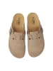 CMP Leder-Clogs "Navarro" in Hellbraun