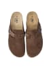 CMP Leder-Clogs "Navarro" in Hellbraun