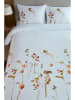 Beddinghouse Flanellen beddengoedset "Winter Wren" wit/meerkleurig