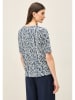 Cecil Shirt in Dunkelblau/ Weiß