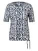 Cecil Shirt donkerblauw/wit