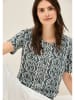 Cecil Shirt in Grün/ Weiß