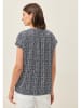 Cecil Blouse donkerblauw/wit