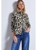 Street One Bluse in Schwarz/ Creme
