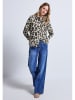 Street One Bluse in Schwarz/ Creme