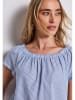 Street One Blouse blauw/wit