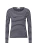 Rich & Royal Longsleeve in Weiß/ Schwarz