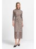 Rich & Royal Kleid in Beige/ Braun