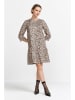Rich & Royal Kleid in Beige/ Braun