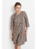 Rich & Royal Kleid in Beige/ Braun