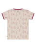 loud + proud Shirt in Creme/ Pink