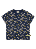 loud + proud Shirt  in Dunkelblau/ Beige/ Gelb