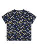 loud + proud Shirt  in Dunkelblau/ Beige/ Gelb