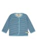loud + proud Wende-Cardigan in Creme/ Hellblau/ Dunkelblau