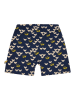 loud + proud Shorts  in Dunkelblau/ Beige/ Gelb