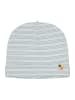 loud + proud Czapka beanie w kolorze biało-błękitnym